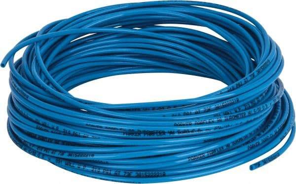 Parker - 3/32" ID x 5/32" OD, 1/32" Wall Thickness, 100' Long, Polyurethane Tube - Blue, 210 Max psi, Shore A 98 Hardness, -40 to 180°F - A1 Tooling