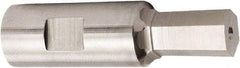 Hassay-Savage - 3/32" Hexagon Rotary Broach - 9/64" Depth of Cut, 1/2" Shank - A1 Tooling