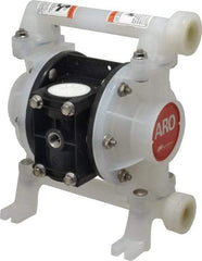 ARO/Ingersoll-Rand - 3/8" NPT, Nonmetallic, Air Operated Diaphragm Pump - PTFE Diaphragm, Polypropylene Housing - A1 Tooling