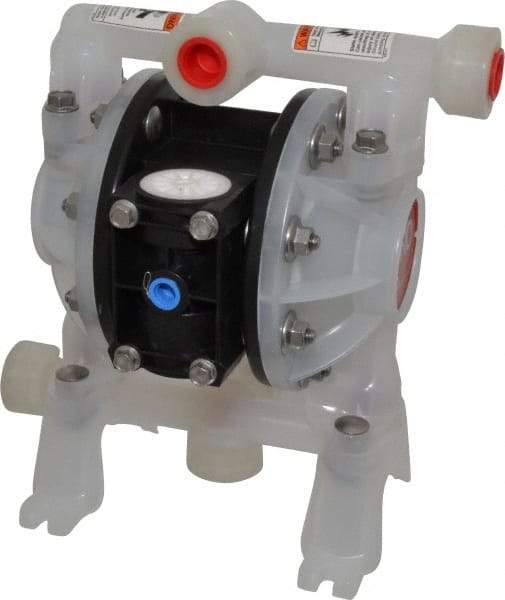 ARO/Ingersoll-Rand - 1/2" NPT, Nonmetallic, Air Operated Diaphragm Pump - Polyurethane Diaphragm, Polypropylene Housing - A1 Tooling