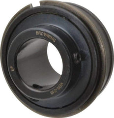 Browning - 1-1/8" ID x 2.4409" OD, 4,381 Lb Dynamic Capacity, ER Style Insert Bearing - 52100 Steel Insert, 7/8" Race Width, 2,567 Lb Static Capacity - A1 Tooling