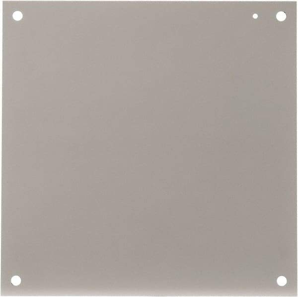 Cooper B-Line - 17" OAW x 17" OAH Powder Coat Finish Electrical Enclosure Nonperforated Panel - 20" x 20" Box, 12 Gauge Steel, Use with 202010-12/20206-12/20208-12 - A1 Tooling