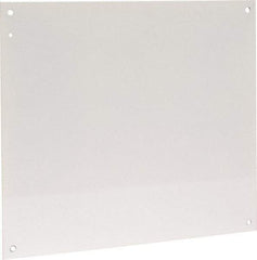 Cooper B-Line - 18-1/2" OAW x 21" OAH Powder Coat Finish Electrical Enclosure Nonperforated Panel - 24" x 20" Box, 14 Gauge Steel, Use with 24206-1/24208-1 - A1 Tooling