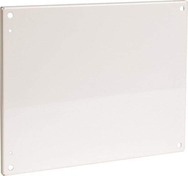 Cooper B-Line - 16-7/8" OAW x 20-7/8" OAH Powder Coat Finish Electrical Enclosure Flanged Panel - 24" x 20" Box, 12 Gauge Steel, Use with 20246-12/20248-12/242010-12/242012-12/242016-12/24206-12/24208-12 - A1 Tooling