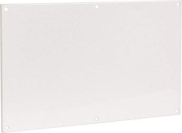 Cooper B-Line - 20-7/8" OAW x 32-7/8" OAH Powder Coat Finish Electrical Enclosure Flanged Panel - 36" x 24" Box, 12 Gauge Steel, Use with 362410-12/362412-12/36246-12/36248-12 - A1 Tooling