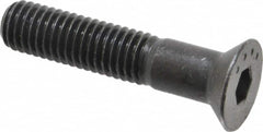 Made in USA - 1/2-13 UNC Hex Socket Drive, 82° Flat Screw - Alloy Steel, Black Oxide Finish, Partially Threaded, 2-1/2" OAL - A1 Tooling