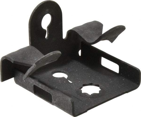 Cooper B-Line - 1/4" Max Flange Thickness, 1/4" Rod Flange Beam Clamp - 100 Lb Capacity, Spring Steel - A1 Tooling