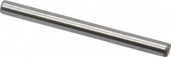 Made in USA - 1/16" Diam x 3/4" Pin Length Grade 8 Alloy Steel Standard Dowel Pin - Bright Finish, 1 Beveled & 1 Rounded End - A1 Tooling