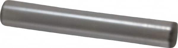 Made in USA - 5/16" Diam x 2" Pin Length Grade 8 Alloy Steel Standard Dowel Pin - Bright Finish, C 47-58 & C 60 (Surface) Hardness, 11,500 Lb (Single Shear), 23,000 Lb (Double Shear) Breaking Strength, 1 Beveled & 1 Rounded End - A1 Tooling