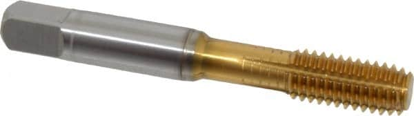 Guhring - 3/8-16 UNC 2BX H8/H9 Thread Limit Modified Bottoming Thread Forming Tap - Cobalt, TiN Finish, 2.941" OAL, 0.63" Thread Length, Right Hand Thread, Series 3940 - A1 Tooling