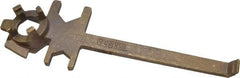 Vestil - 12" Long Bronze Drum Plug Wrench - For Use with All Types of Industrial Drum Plugs and Bungs in Metal or Plastic - A1 Tooling