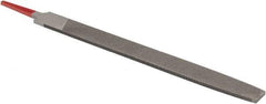 Simonds File - 10" Long, Second Cut, Flat American-Pattern File - Double Cut, Tang - A1 Tooling