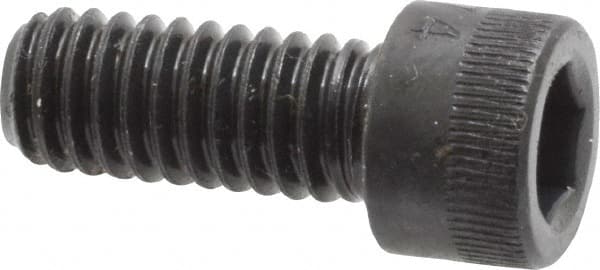 Made in USA - 5/8-11 UNC Hex Socket Drive, Socket Cap Screw - Alloy Steel, Black Oxide, Partially Threaded, 4-1/2" Length Under Head - A1 Tooling