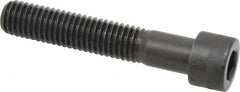 Made in USA - 1/2-13 UNC Hex Socket Drive, Socket Cap Screw - Alloy Steel, Black Oxide Finish, Partially Threaded, 2-3/4" Length Under Head - A1 Tooling