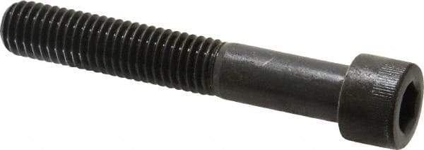 Made in USA - 1/2-13 UNC Hex Socket Drive, Socket Cap Screw - Alloy Steel, Black Oxide Finish, Partially Threaded, 3-1/4" Length Under Head - A1 Tooling