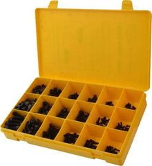 Made in USA - 360 Piece Acetal Resin Socket Head Cap Screws - #4-40 to 5/16-18 Thread - A1 Tooling