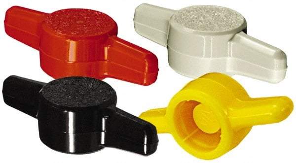 Made in USA - Tee Plastic Thumb Screw - 1" OAL, 1" Head Diam x 1/4" Head Height - A1 Tooling