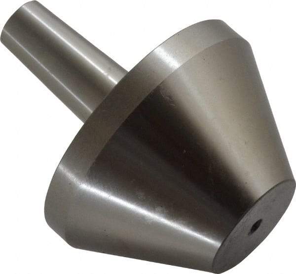 Riten - 4MT Taper, 1 to 2-1/4" Point Diam, Hardened Tool Steel Lathe Bull Nose Point - 1-9/16" OAL - A1 Tooling