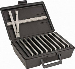 Fowler - 20 Piece, 6 Inch Long Steel Parallel Set - 1/2 to 1-5/8 Inch High, 1/8 to 1/8 Inch Thick, 50 RC Hardness, Sold as 10 Pair - A1 Tooling