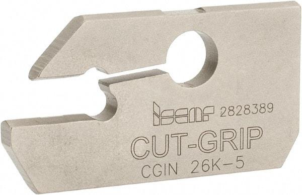 Iscar - 4.4 to 6.4mm Groove Width, 15mm Max Depth of Cut, Neutral Cut, CGIN Indexable Grooving Blade - GIFI, GIFI-E, GIFI-E (Full Radius), GINI-E, GIPI, GIPI (Full Radius), GIPI-E, TIPI-MT Insert Style, Series Cut Grip - A1 Tooling