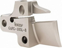 Iscar - Left Hand Cut, 8mm Insert Width, Cutoff & Grooving Support Blade for Indexables - 25mm Max Depth of Cut - A1 Tooling