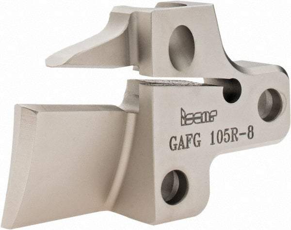 Iscar - Right Hand Cut, 8mm Insert Width, Cutoff & Grooving Support Blade for Indexables - 25mm Max Depth of Cut - A1 Tooling