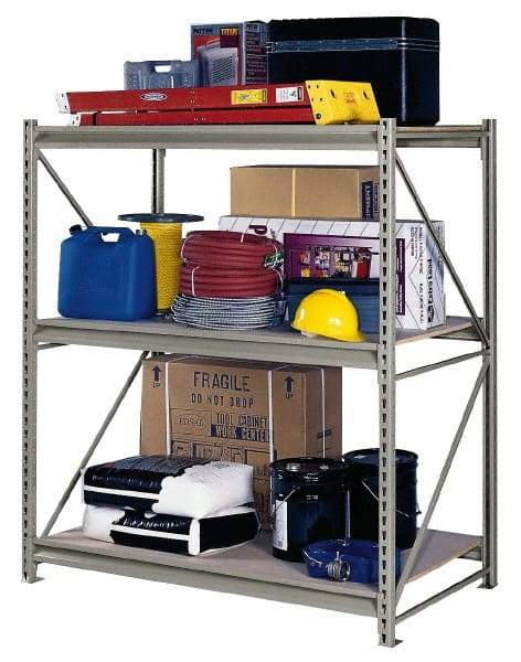 Edsal - 16,000 Lb Capacity Bulk Storage Welded Rack End - 2" Wide x 96" High x 36" Deep - A1 Tooling