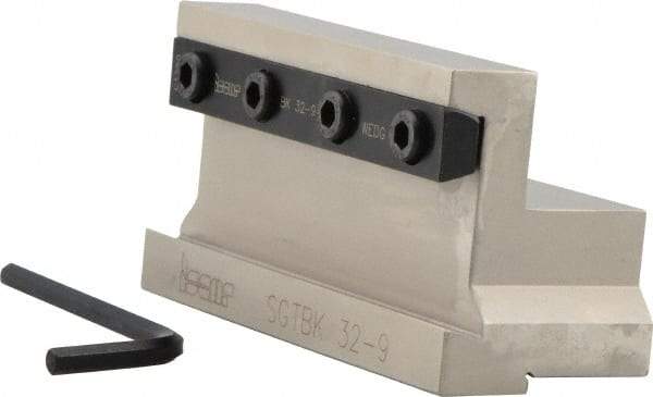 Iscar - Tool Block Style SGTBK, 32mm Blade Height, 120mm OAL, 62mm OAH, Indexable Cutoff Blade Tool Block - 32mm Shank Height, 28mm Shank Width, Series Tool Blocks - A1 Tooling