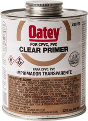 Oatey - 32 oz All Purpose Primer/Cleaner - Clear, Use with PVC - A1 Tooling