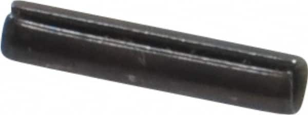 Value Collection - 1/16" Diam x 5/16" Long Slotted Spring Pin - Grade 1070-1090 Alloy Steel, Black Oxide Finish - A1 Tooling