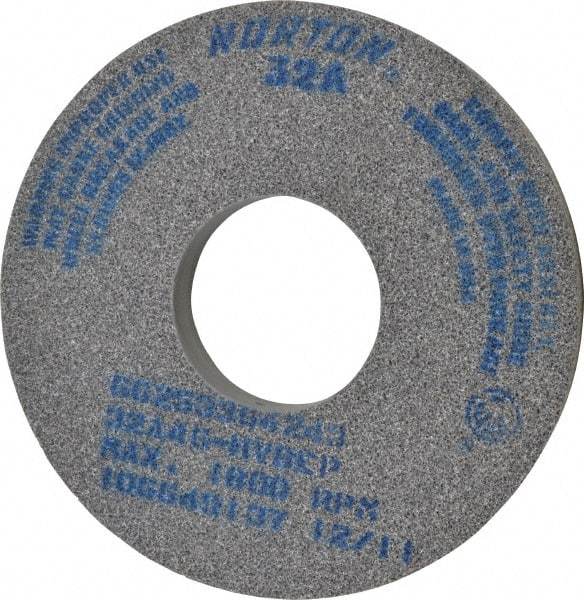 Norton - 14" Diam x 5" Hole x 1-1/2" Thick, H Hardness, 46 Grit Surface Grinding Wheel - Aluminum Oxide, Type 1, Coarse Grade, 1,800 Max RPM, Vitrified Bond, No Recess - A1 Tooling