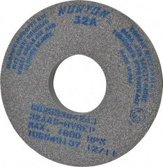 Norton - 14" Diam x 5" Hole x 1-1/2" Thick, H Hardness, 46 Grit Surface Grinding Wheel - Aluminum Oxide, Type 1, Coarse Grade, 1,800 Max RPM, Vitrified Bond, No Recess - A1 Tooling