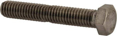 Value Collection - 3/8-16 UNC, 2-1/4" Length Under Head Hex Head Cap Screw - Fully Threaded, Grade 316 Stainless Steel, Uncoated, 9/16" Hex - A1 Tooling