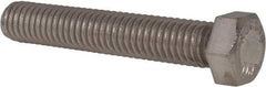 Value Collection - 7/16-14 UNC, 2-1/2" Length Under Head Hex Head Cap Screw - Fully Threaded, Grade 316 Stainless Steel, Uncoated, 5/8" Hex - A1 Tooling