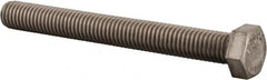 Value Collection - 1/2-13 UNC, 4-1/2" Length Under Head Hex Head Cap Screw - Fully Threaded, Grade 316 Stainless Steel, Uncoated, 3/4" Hex - A1 Tooling