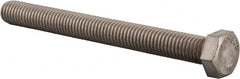 Value Collection - 1/2-13 UNC, 5" Length Under Head Hex Head Cap Screw - Fully Threaded, Grade 316 Stainless Steel, Uncoated, 3/4" Hex - A1 Tooling