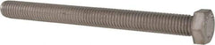 Value Collection - 1/2-13 UNC, 5-1/2" Length Under Head Hex Head Cap Screw - Fully Threaded, Grade 316 Stainless Steel, Uncoated, 3/4" Hex - A1 Tooling