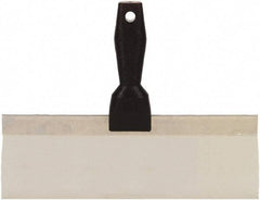 Hyde Tools - 12" Wide Flexible Blade Stainless Steel Joint Knife - Flexible, Polypropylene Handle - A1 Tooling