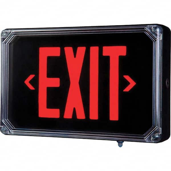 Hubbell Lighting - Illuminated Exit Signs Number of Faces: 2 Letter Color: Red - A1 Tooling