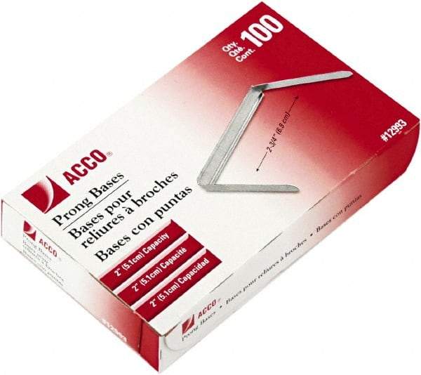 ACCO - 100 Piece Paper File Fasteners - 2" Long - A1 Tooling