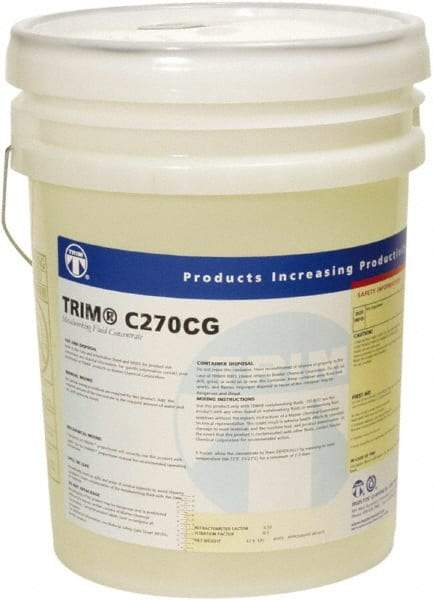 Master Fluid Solutions - Trim C270CG, 5 Gal Pail Cutting & Grinding Fluid - Synthetic, For Cutting, Grinding - A1 Tooling