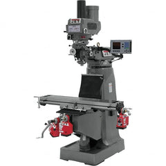 Jet - Knee Milling Machines Spindle Speed Control: Electronic Variable Speed Table Length (Inch): 9 - A1 Tooling