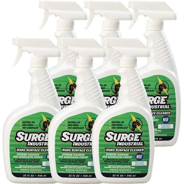 Surge Industrial - 32 oz Spray Bottle Cleaner/Degreaser - Liquid, Neutral pH, Unscented - A1 Tooling