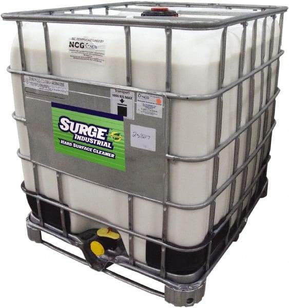 Surge Industrial - 275 Gal Tote Cleaner/Degreaser - Liquid, Neutral pH, Unscented - A1 Tooling