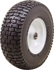 Marathon Industries - 4-1/2" Wide x 13" High x 7" Deep Turf Flat Free Hand Truck Tire - 400 Lb Load Capacity - A1 Tooling