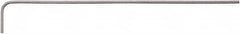 Paramount - 0.7mm Hex, Long Arm, Hex Key - 2-39/64" OAL, Protanium High Torque Steel, Metric System of Measurement - A1 Tooling
