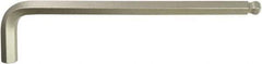 Paramount - 7/16" Hex, Long Arm, Ball End Hex Key - 7-1/2" OAL, Protanium High Torque Steel, Inch System of Measurement - A1 Tooling