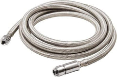 B&K Mueller - 1/4" Compression Inlet, 1/4" Compression Outlet, Stainless Steel Icemaker Connector - Use with Ice Makers - A1 Tooling