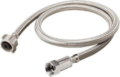 B&K Mueller - 3/8" Compression Inlet, 7/8" Ballcock Outlet, Stainless Steel Toilet Connector - Use with Toilets - A1 Tooling