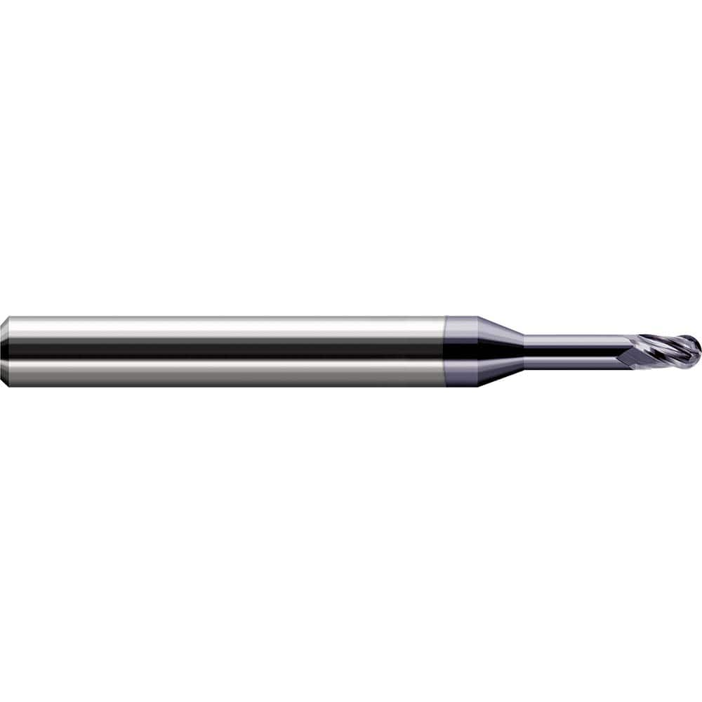 Harvey Tool - Ball End Mills; Mill Diameter (Inch): 5/32 ; Mill Diameter (Decimal Inch): 0.1562 ; Number of Flutes: 3 ; Length of Cut (Inch): 15/64 ; Length of Cut (Decimal Inch): 0.2340 ; Material: Solid Carbide - Exact Industrial Supply